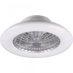 VALGUSTI VENTILAATORIGA TRIO STRALSUND LED 30W 2200LM TITAAN