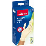 KUMMIKINDAD VILEDA NATURAL LATEX S/M, 10TK/PAKK