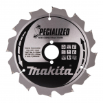 SAEKETAS NAELTEGA PUIDULE MAKITA SPECIALIZED 190X2,6X30MM 20&deg; T12