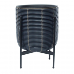 LILLEPOTT WICKER ALUSEGA 38X38XH49CM MUST/PRUUN