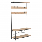 ESIKURIIUL HEDVIG 100X36XH180CM, SAAR/MUST