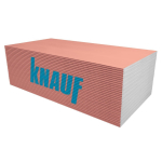 KIPSPLAAT KNAUF GKF12,5 1,2X3,0M TULEKAITSE (60)