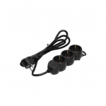 PIKENDUSJUHE ORNO 3 PESA 1,5M 3G1,0MM&sup2; 16A MUST