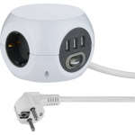 PIKENDUSJUHE ELECTRALINE 1,5M 3PESA 3G1,5MM&sup2; LK L&Uuml;LITI 3XUSB