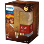 LED LAMP PHILIPS 7 - 40W G200 E27 1800K GOLD H&Auml;MARDATAV