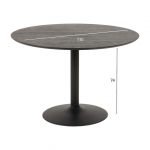 S&Ouml;&Ouml;GILAUD IBIZA D110XH74CM MUST