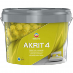 V&Auml;RV ESKARO AKRIT-4 VALGE 9,5L T&Auml;ISMATT