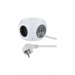 PIKENDUSJUHE ELECTRALINE 1,5M 3PESA 3G1,5MM&sup2; 3XUSB LK L&Uuml;LITI JUHTMEVABA LAADIMINE