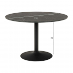 S&Ouml;&Ouml;GILAUD IBIZA D110XH74CM MUST MARMOR