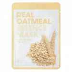 Farmstay Real Oatmeal Essence Mask kaeraekstraktiga kangasmask, 23ml