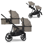 EasyGo Duoflex Savana Beige Kaksikute vanker 2 in 1