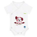 Enneaegse beebi body JBimbi My Hero Bio Cotton 4Season Dog