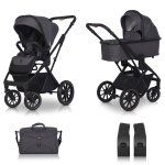 Cavoe Axo Shine French Grey Lapsevanker 2 in 1 kotiga