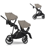EasyGo Duoflex Savana Beige Kaksikute vanker 2 istet