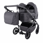 Junama Duo V4 Grey Kaksikute vanker 2 in 1