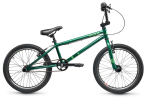 Laste jalgratas SCOOL S'COOL XtriX 20 1-speed BMX 20" HiTen, tume roheline/neoon roheline