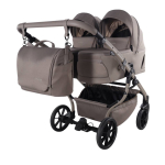 Junama Duo V4 Cappuccino Kaksikute vanker 2 in 1
