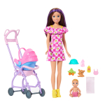 Nukk beebi ja vankriga Mattel Barbie Skipper Babysitters Inc