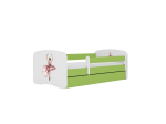 Lastevoodi ilma madratsita/sahtliga Kocot Kids BabyDreams Green dancer, roheline