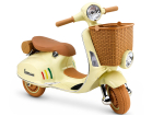 Laste mootorratas Vespa XW-03 35W Scooter Beež