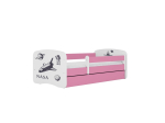 Lastevoodi ilma madratsita/sahtliga Kocot Kids BabyDreams Pink nasa, roosa