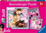 Ravensburger - Puzzle 3x49 Barbie Girl