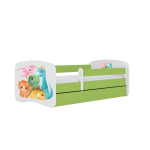 Lastevoodi ilma madratsita/sahtliga Kocot Kids BabyDreams Green tiny dinos, roheline