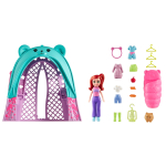 M&auml;ngukomplekt nukuga Mattel Polly Pocket Glamping Tent