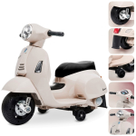 Ar akumulatoru darbināms Vespa skūteris, balts