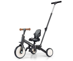 Laste kolmerattaline jalgratas Milly Mally Optimus Max 5in1 Dark Grey