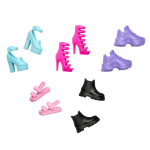 Nukujalatsid Mattel Barbie 5 paari sortimendis