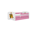 Lastevoodi ilma madratsita/sahtliga Kocot Kids BabyDreams Pink basketball, roosa