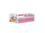 Lastevoodi ilma madratsita/sahtlita Kocot Kids BabyDreams Pink animals, roosa