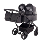 Junama Duo V3 Eco Black Kaksikute vanker 2 in 1