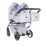 Junama Duo V3 Eco Blue Kaksikute vanker 2 in 1