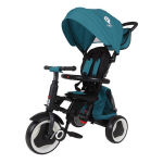 Laste kolmerattaline jalgratas Qplay Rito+ Turquoise