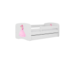 Lastevoodi ilma madratsita/sahtlita Kocot Kids BabyDreams White princess, valge