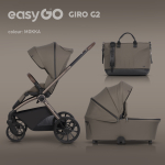 EasyGo Giro G2 Mokka Lapsevanker 2 in 1