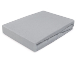 Palags trikotāžas mitrumnecaurlaidīgs 160x80 cm GREY (1050)