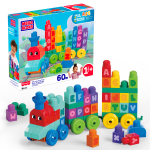 Konstruktor T&auml;htedega rong Mattel MEGA BLOKS ABC Learning 60 detaili