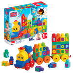 Konstruktor Muusikaline t&auml;htedega rong Mattel MEGA BLOKS ABC Musical 50 detaili