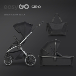 EasyGo Giro Ebony Black Lapsevanker 2 in 1