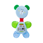 Teether rattle BEAR 56/139 blue
