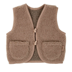 Laste villane vest Zaffiro Nevada 110/116 Brown
