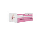 Lastevoodi ilma madratsita/sahtlita Kocot Kids BabyDreams Pink dancer, roosa