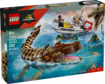 Lego 76974 - Jurassic World Brick-Built Mosasaurus Boat Mission