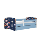 Lastevoodi madratsiga/sahtlita Kocot Kids BabyDreams Blue cosmos, sinine