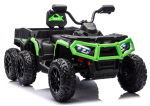 Laste ATV 6 Wheels JC606 4x4 haagisega Roheline