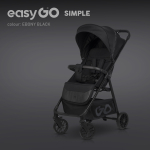 EasyGo Simple Ebony Black Jalutusk&auml;ru