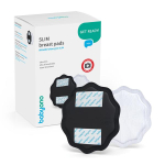 BabyOno 298/02 Natural Nursing Black Rinnapadjad 24 tk